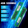 8GB KIT (2X4GB) DDR4 3200MHz Udimm Ram PC4-25600  1.2V CL22 288 Pin 1RX8 Dual Rank Non-ECC Unbuffered Desktop Computer Memory Ram Module Upgrade