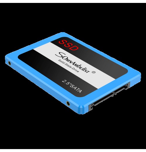 Blue SSD 480GB SATA III 6Gb/s Internal Solid State Hard Drive 2.5inch 7mm(0.28inch) Read Speed Up To 550Mb/s 3D NAND For Laptop And Pc Somnambulist H650